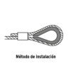 49918 - Bolsa con 5 guardacabos para cable de acero de 1/2", FIERO