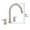 49922 - Mezcladora satín cuello alto para fregadero, Foset Element