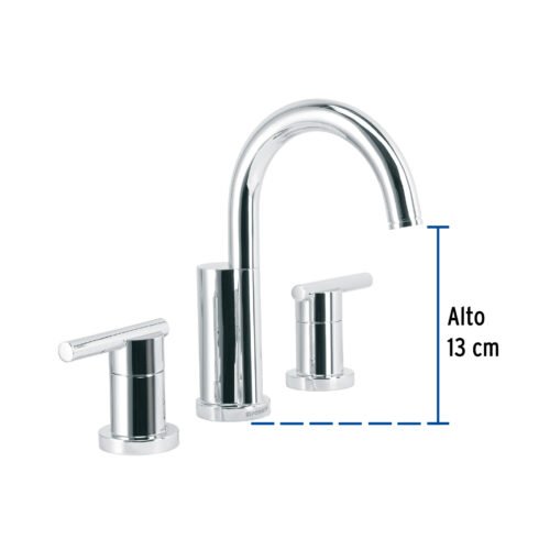 499262 49926 - Mezcladora cromo para lavabo con taladros separados, Element