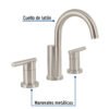 49938 - Mezcladora satín para lavabo con taladros separados, Element