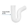 499461 49946 - Céspol flexible 1-1/2" de PVC, para fregadero, Foset
