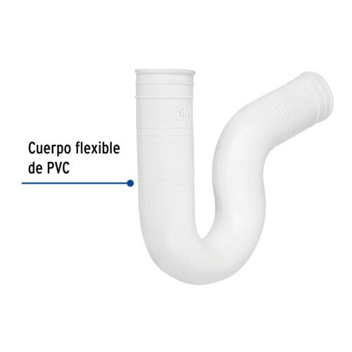 499461 49946 - Céspol flexible 1-1/2" de PVC, para fregadero, Foset