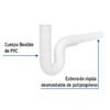 499471 49947 - Céspol flexible 1-1/4" de PVC, con extensión, para lavabo