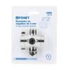 499584 49958 - Desviador de 3 vías para brazo, cromo, Foset Riviera