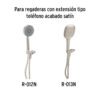 49963 - Codo de suministro, satín, Foset Riviera