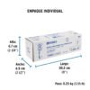 499844 49984 - Contra p/lavabo con rebosadero, sistema push, cromo, 1-1/4"