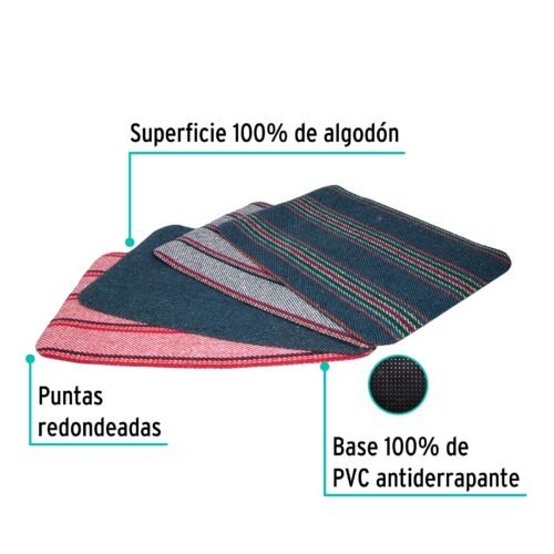 53040 - Tapete de jerga de 60 cm, KLINTEK