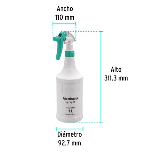 55938 - Atomizador de 1 litro, KLINTEK