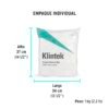57000 - Bolsa de 1 kg de estopa color blanca, KLINTEK