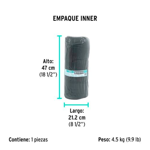 57003 - Rollo de 50 m de franela gris de algodón, KLINTEK