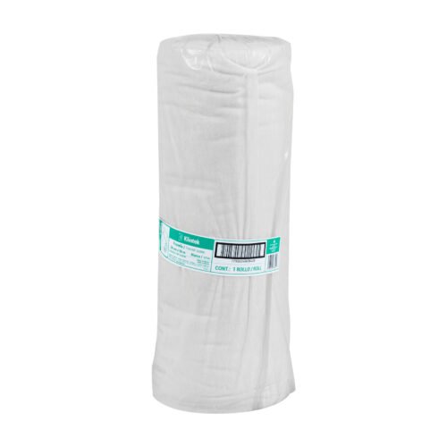 570044 57004 - Rollo de 50 m de franela blanca de algodón, KLINTEK