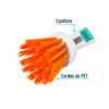 570102 57010 - Cepillo tipo escobeta de plástico, KLINTEK