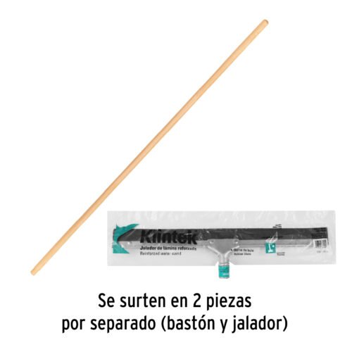 57016 - Jalador con base de lámina de 50 cm, con bastón de madera
