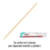 57017 - Jalador con base de plástico de 40 cm, con bastón de madera