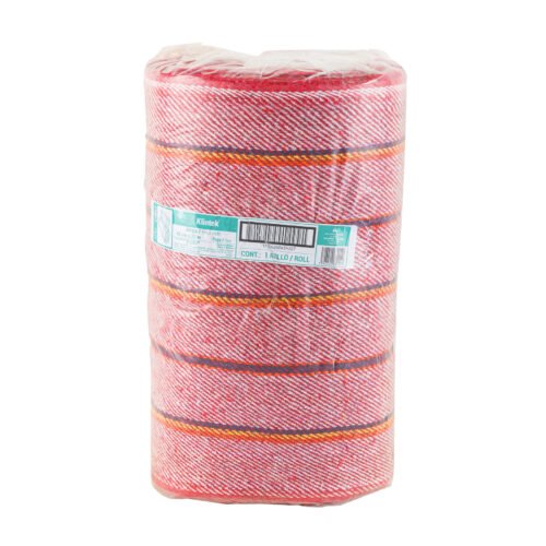 570574 57057 - Rollo de 25 m de jerga sarga gruesa roja, KLINTEK