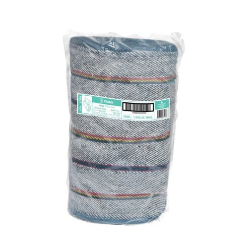 570584 57058 - Rollo de 25 m de jerga sarga gruesa azul, KLINTEK