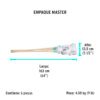 57061 - Trapeador tipo mechudo, 450 g con bastón de 120 cm, KLINTEK