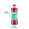 57071 - Aceite rojo para muebles, 480 ml, KLINTEK