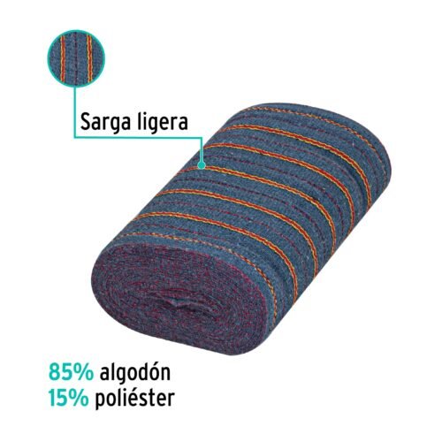 57102 - Rollo de 25 m de jerga plana gris, KLINTEK