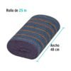 57102 - Rollo de 25 m de jerga plana gris, KLINTEK