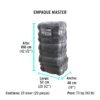 57102 - Rollo de 25 m de jerga plana gris, KLINTEK