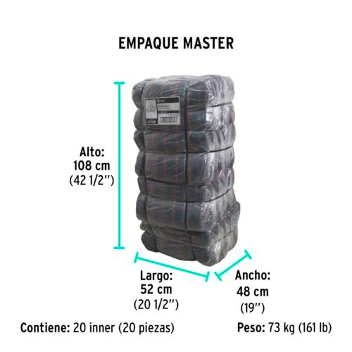 57102 - Rollo de 25 m de jerga plana gris, KLINTEK
