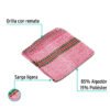 571051 57105 - Jerga sarga ligera de 1 m x 48 cm roja, KLINTEK
