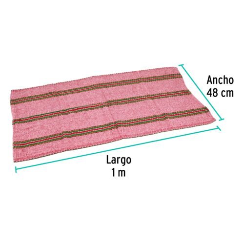 571052 57105 - Jerga sarga ligera de 1 m x 48 cm roja, KLINTEK
