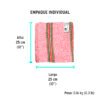 571053 57105 - Jerga sarga ligera de 1 m x 48 cm roja, KLINTEK