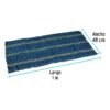 57106 - Jerga azul sarga ligera de 1 m x 48 cm, KLINTEK