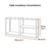 58003 - Estante metálico 5 repisas capacidad 80 Kg,180x45x85, TRUPER