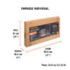 58004.4 58004 - Estante metálico 8 repisas capacidad 80 Kg,180x45x85, TRUPER