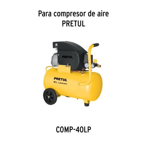COMP-40LP 102080 - 2 ruedas 1-1/2" para compresores Grupo 4, Truper