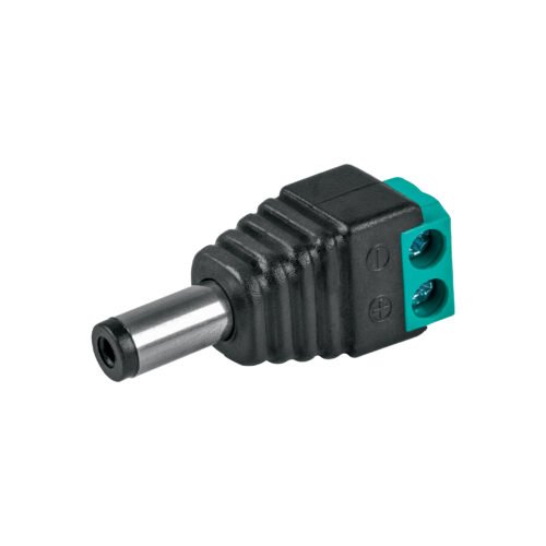 49794 - Conector de energía para CCTV tipo macho, Volteck