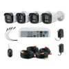 49586 - Kit video vigilancia, 4 canales, 4 cámaras, 5MP, Disco 1TB