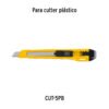 100098 - Estuche con 10 cuchillas SK2 de 9 mm para cutter, Expert
