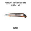 100098 - Estuche con 10 cuchillas SK2 de 9 mm para cutter, Expert