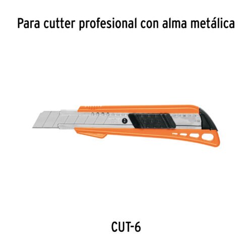 100099 - Estuche con 10 cuchillas SK2 de 18 mm para cutter, Expert