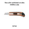 100099 - Estuche con 10 cuchillas SK2 de 18 mm para cutter, Expert