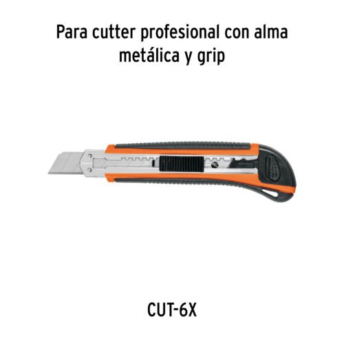 100099 - Estuche con 10 cuchillas SK2 de 18 mm para cutter, Expert