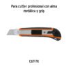 100130 - Estuche con 10 cuchillas SK2 de 25 mm para cutter, Expert