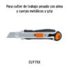 100130 - Estuche con 10 cuchillas SK2 de 25 mm para cutter, Expert