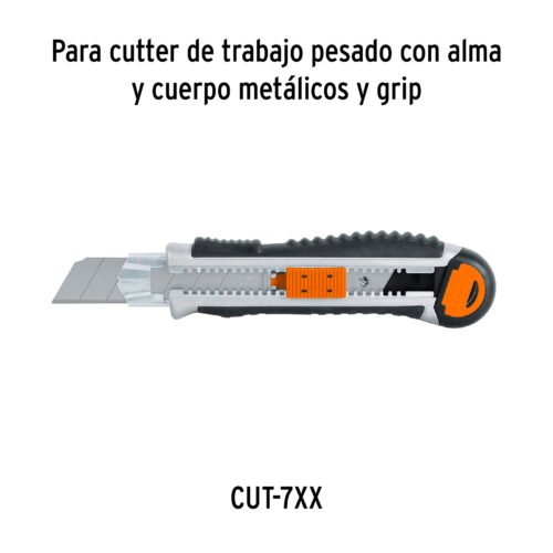 100130 - Estuche con 10 cuchillas SK2 de 25 mm para cutter, Expert