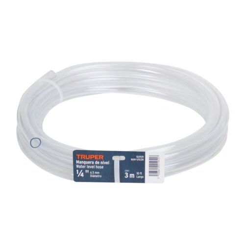 103939 - Manguera de Nivel, 1/4", rollo de 3m, TRUPER