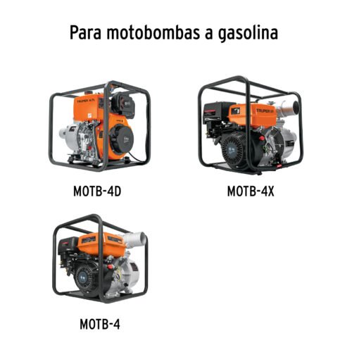 MOTB-4D-4X-4 101152 - Kit de conector de descarga para MOTB-4, Truper