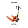 100252 - 2 Rodillos para patín traspaleta de 2 ton PU-2HU, Truper