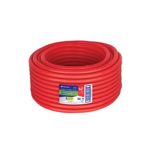 PF-3-4RG 40741 - Metro de poliducto 3/4" corrugado flex. reforz. c/guĂa, 50m