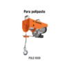 102787 - Cable de repuesto para polipasto eléctrico POLE-1000, Truper