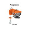 102784 - Cable de repuesto para polipasto eléctrico POLE-400, Truper