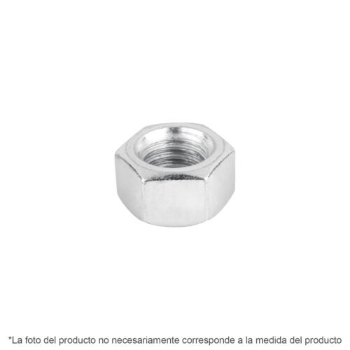 TUE-7-8.jpg 40978 - Bolsa con 8 tuercas 7/8" hexagonales de acero galvanizado
